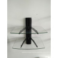 DVD Glass Support/Black Tube with Clear Glass